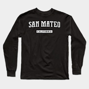 San Mateo California Long Sleeve T-Shirt